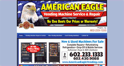 Desktop Screenshot of americaneaglevending.com