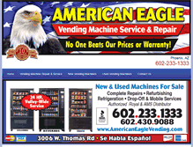 Tablet Screenshot of americaneaglevending.com